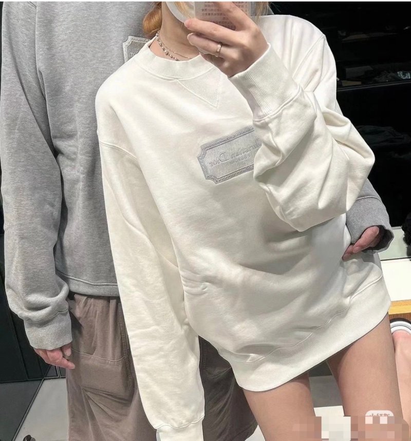 White Oversized Hoodie with Graphic Print view