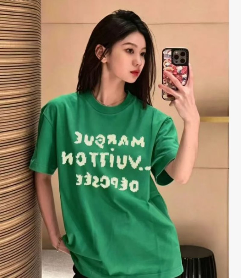 Green Graphic Print Short Sleeve T-Shirt