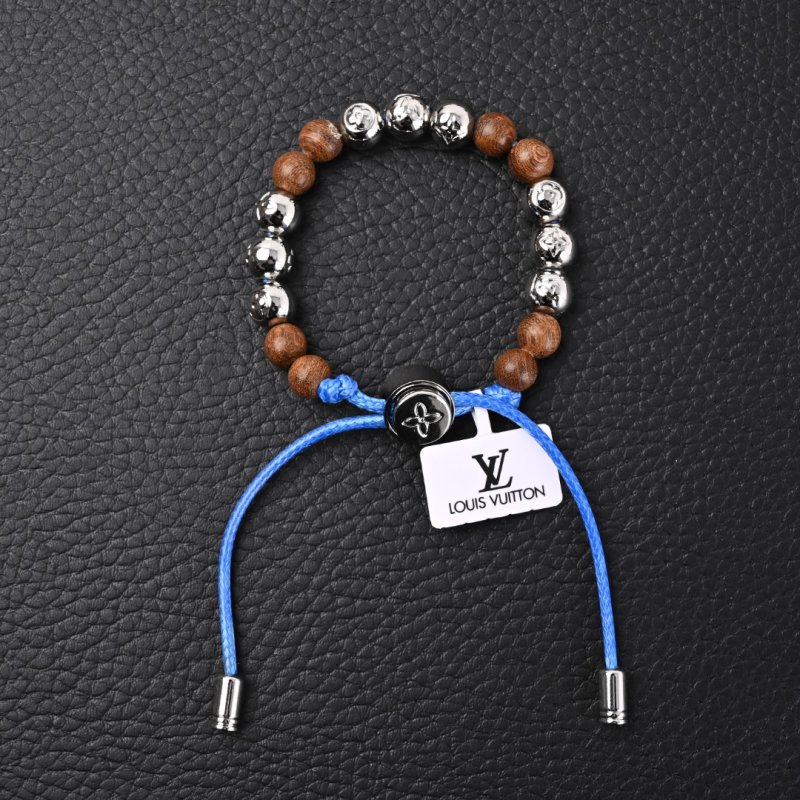 Louis Vuitton LV Beads Bracelet - Peachwood & Silver