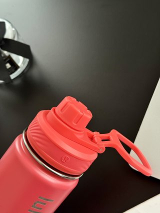Lululemon Insulated Water Bottle 500ml Coral Red view 3