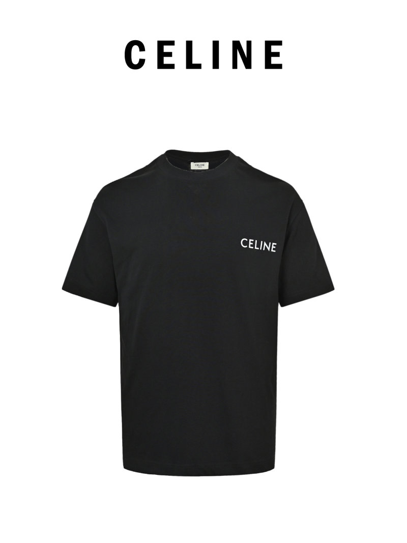 Celine Logo Black T-Shirt view
