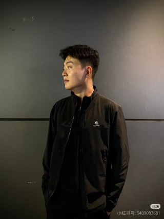 Arcteryx Black Softshell Windbreaker Jacket view 6