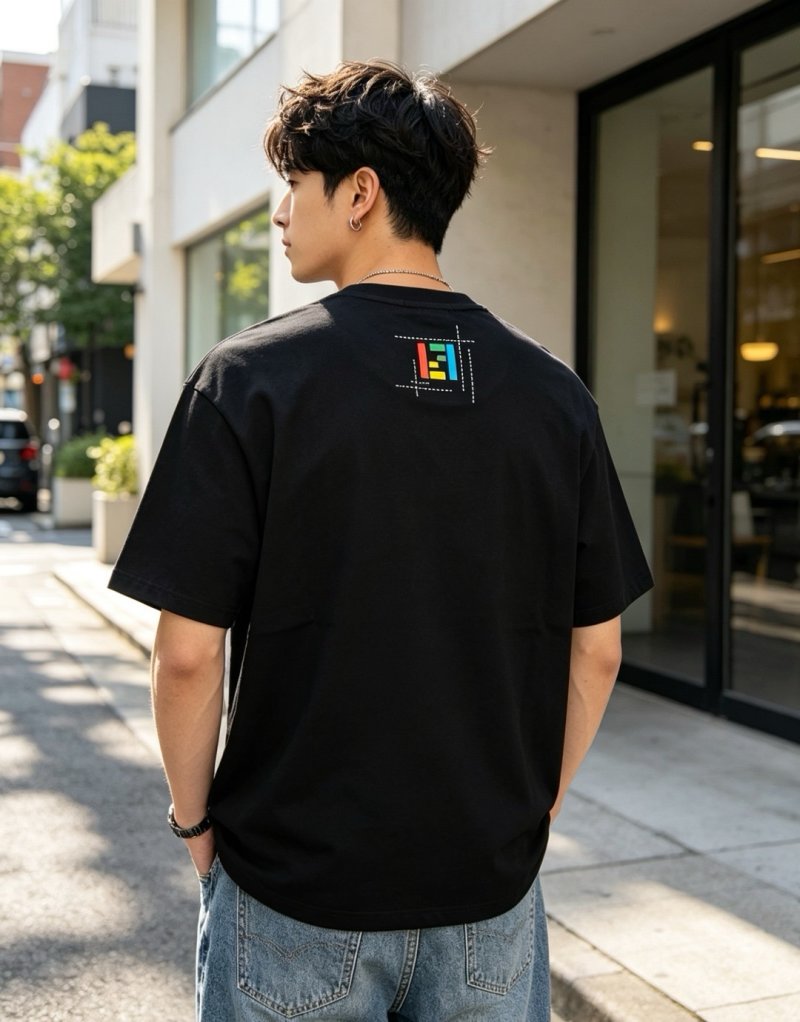Fendi Zucca Pocket Logo Black T-Shirt view