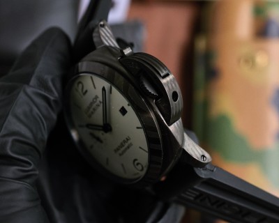 Panerai Luminor Marina Automatic 44mm Black Rubber Strap view 5