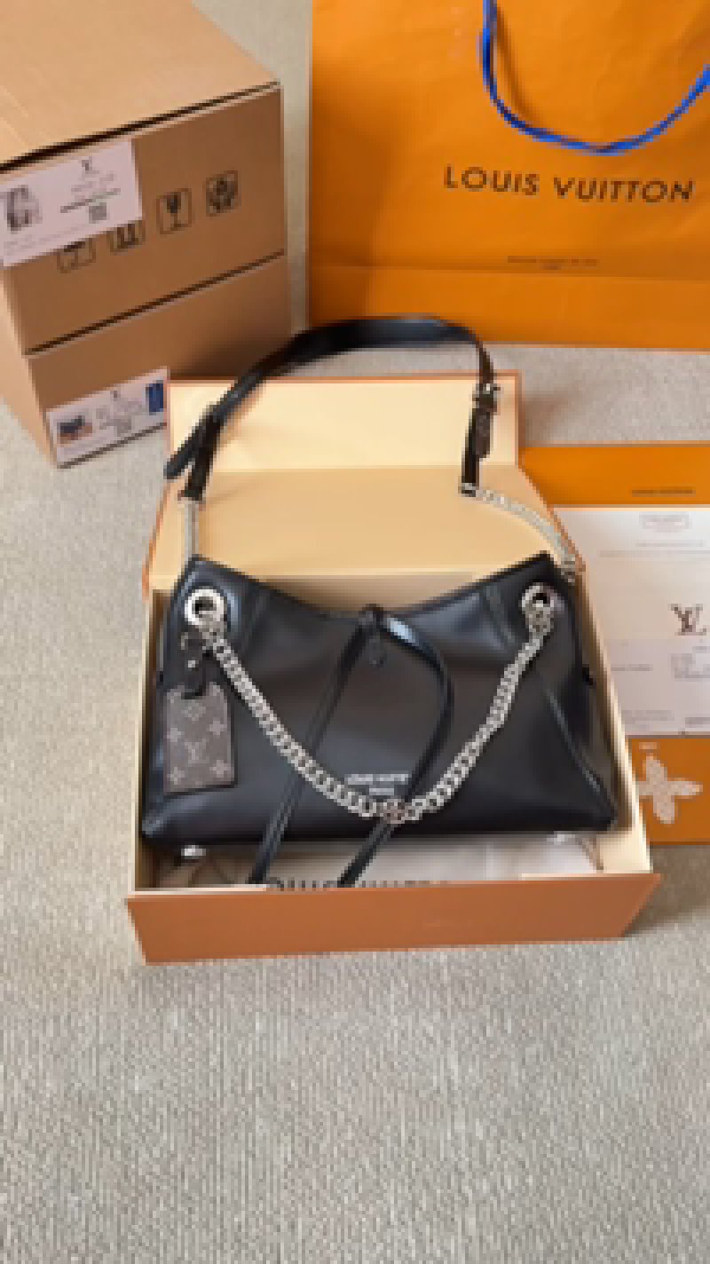 Louis Vuitton New Wave Black Leather Shoulder Bag
