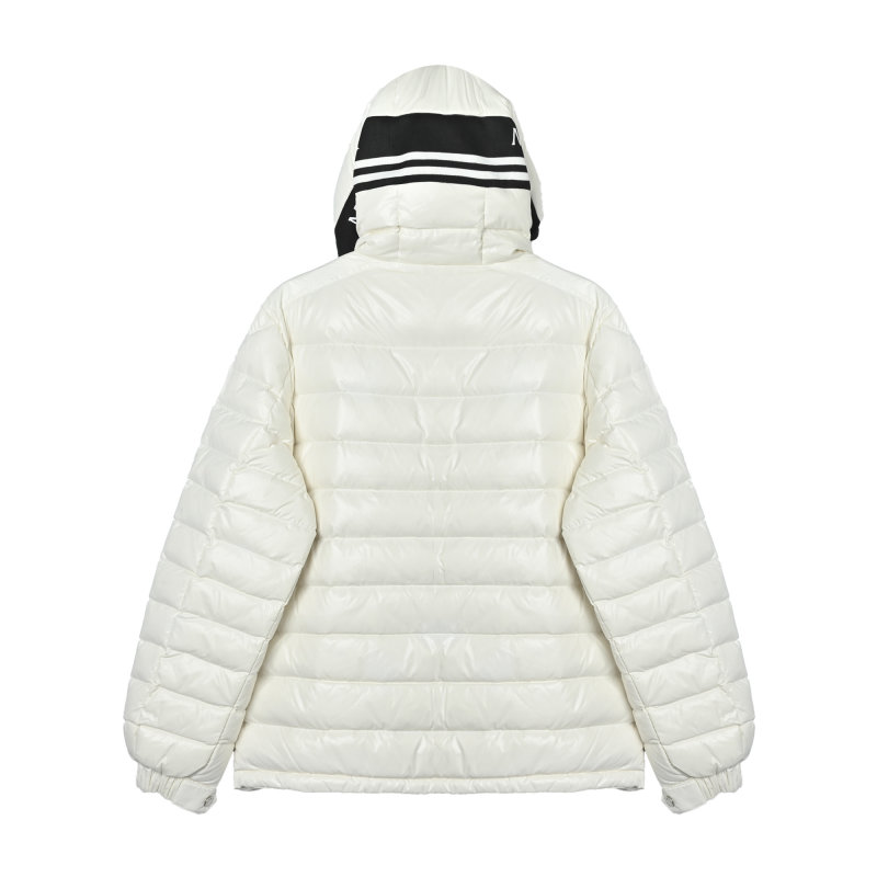 Moncler White Quilted Down Jacket view