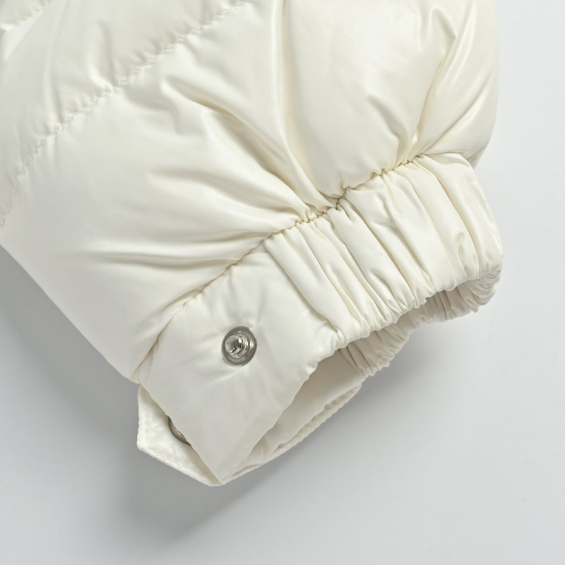 Moncler White Quilted Down Jacket view