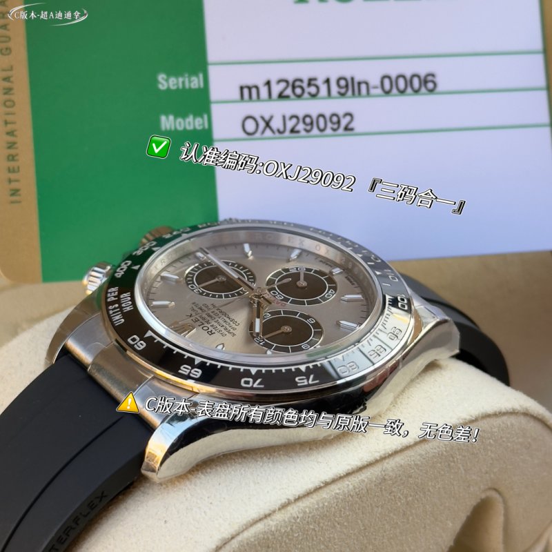 Rolex Daytona Chronograph Silver Dial Watch view