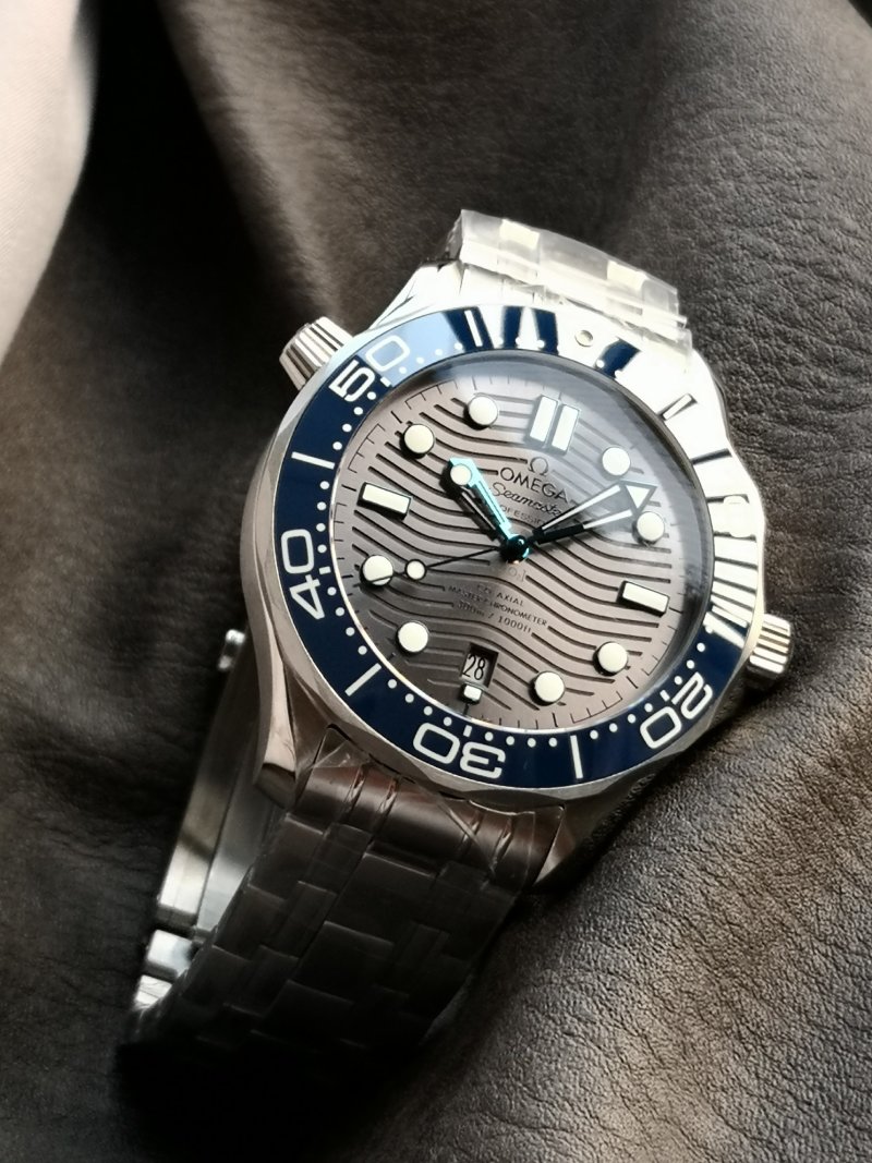 Omega Seamaster 42mm Blue Ceramic Dive Watch view