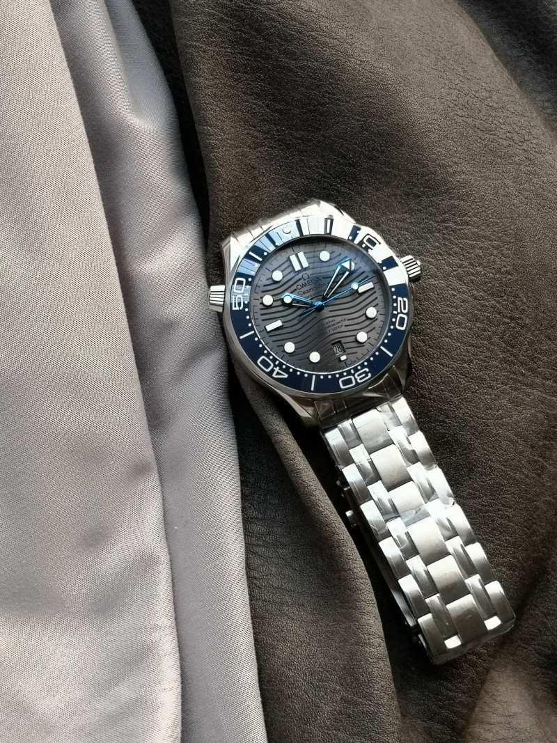 Omega Seamaster 42mm Blue Ceramic Dive Watch view