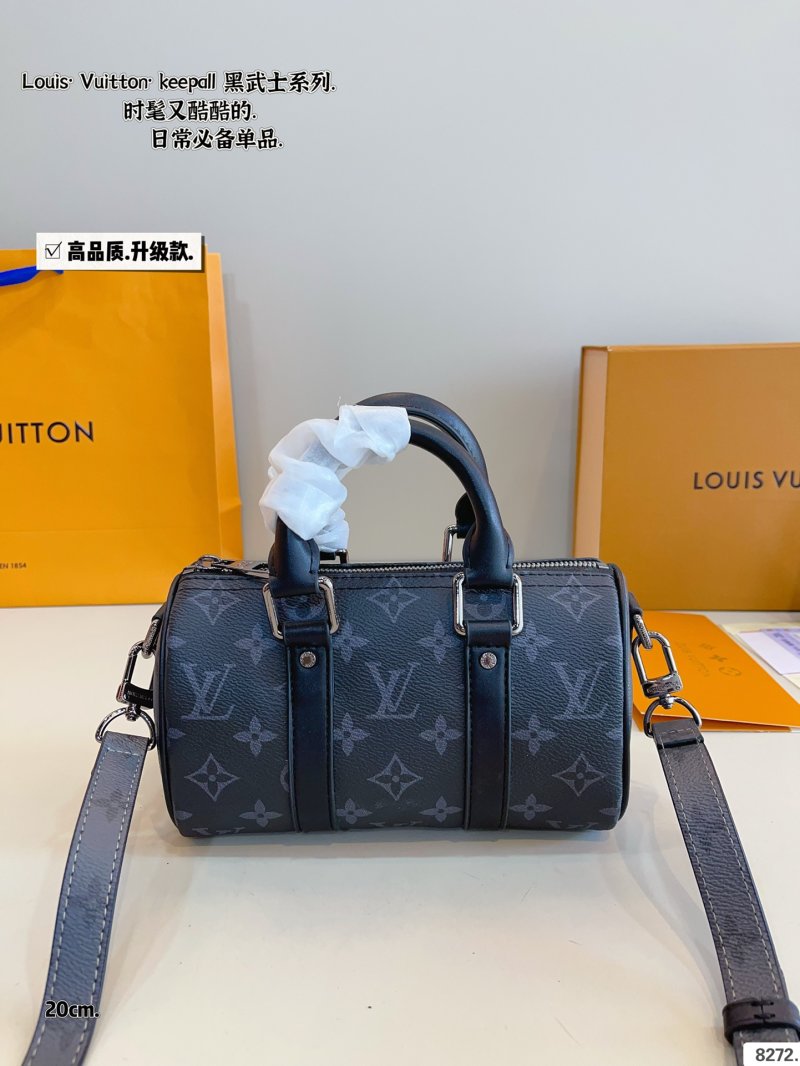 Louis Vuitton Keepall Pillow Bag Black Monogram view