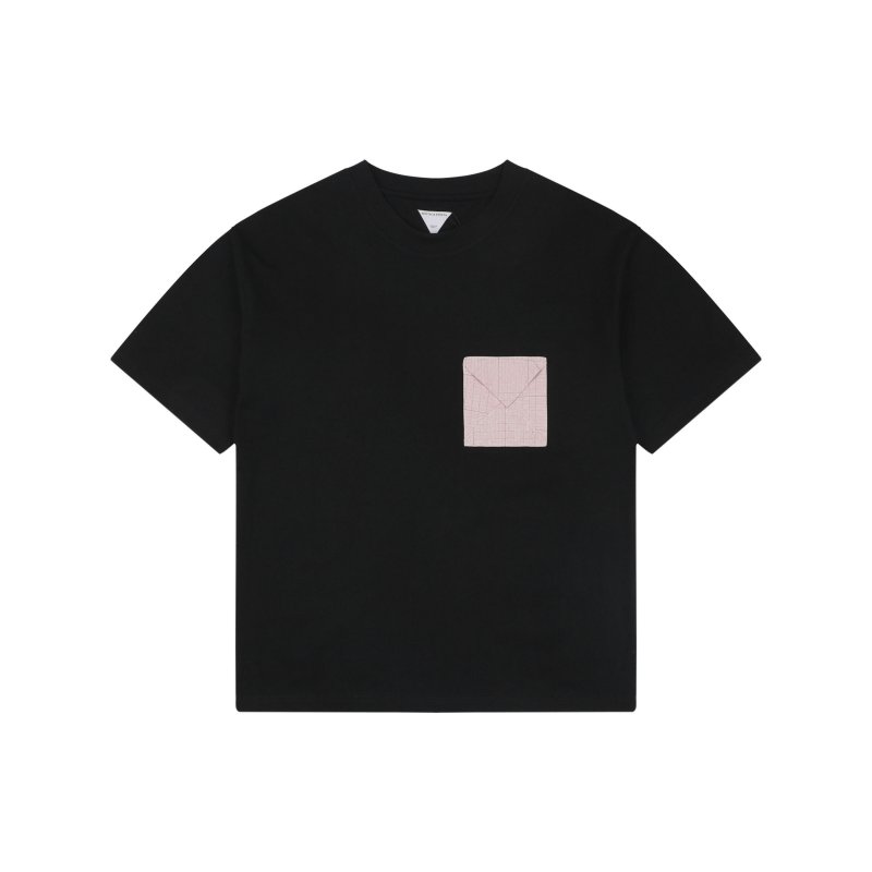 Black Pocket Short Sleeve T-Shirt view
