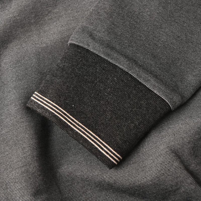 Color-Block Half-Zip Pullover Jacket Navy & Grey view