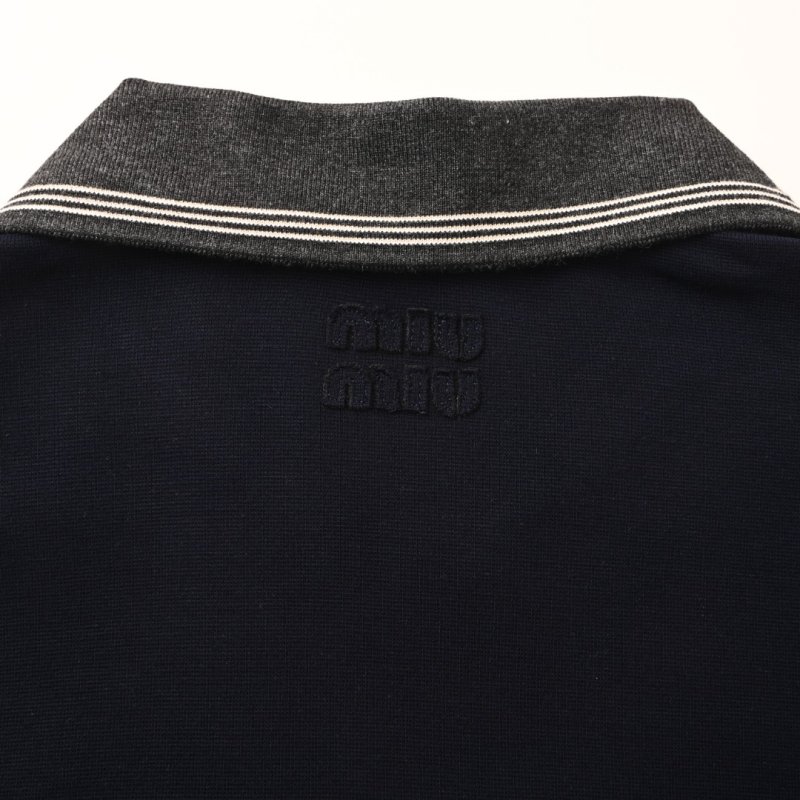 Color-Block Half-Zip Pullover Jacket Navy & Grey view