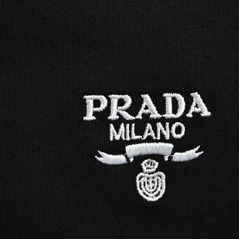 Prada Black Logo T-Shirt view