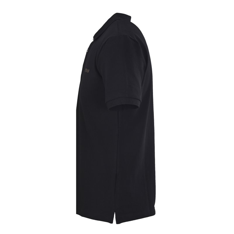Miu Miu Black Short Sleeve Polo Shirt view