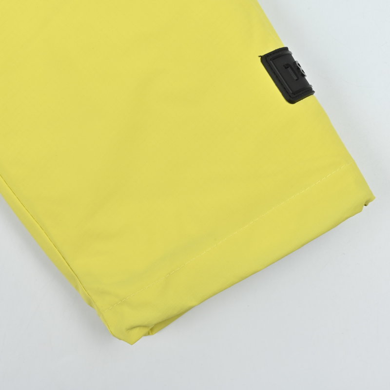 Neon Yellow Premium Down Puffer Jacket view