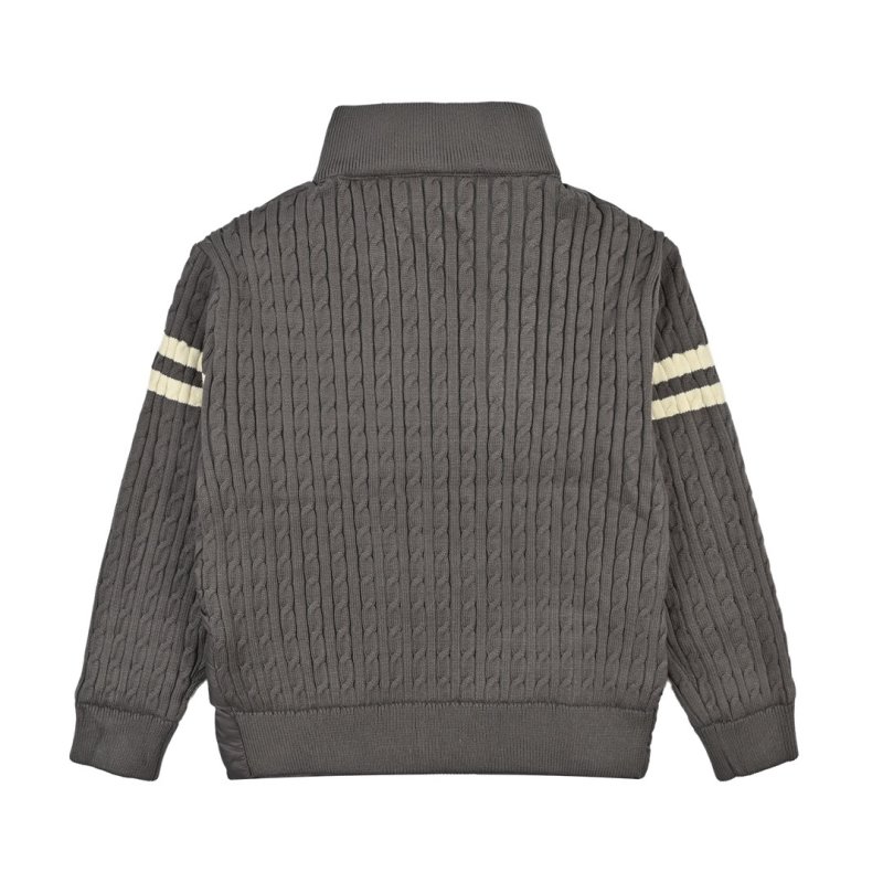 Moncler Black Mixed Media Down Jacket view