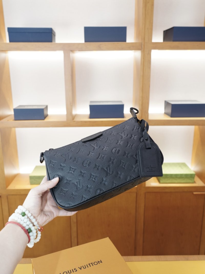 Louis Vuitton Monogram Shoulder Bag Black view
