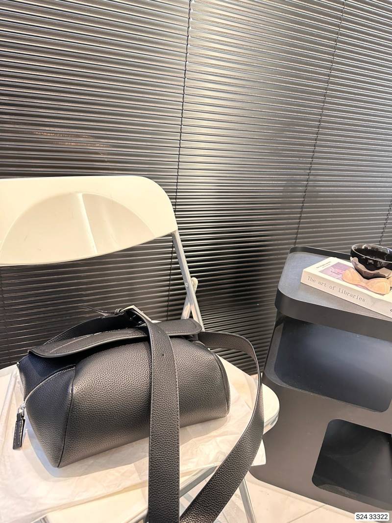 Prada Messenger Bag Grey Leather Replica view