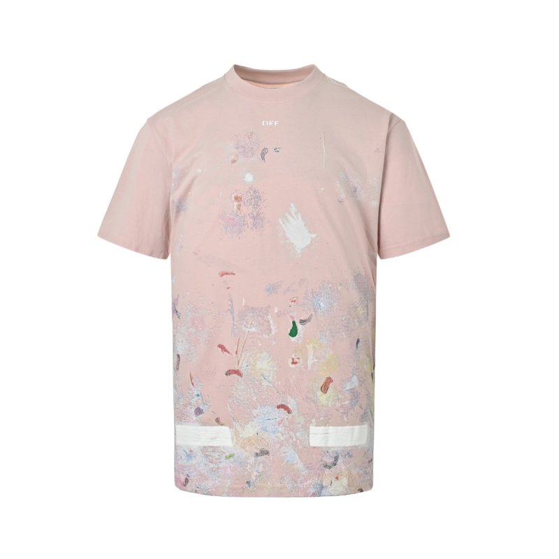 Pink Oversized Graphic Print T-Shirt with Floral Design view