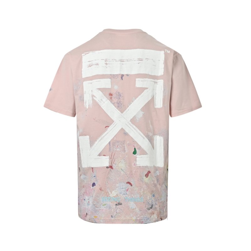 Pink Oversized Graphic Print T-Shirt with Floral Design view
