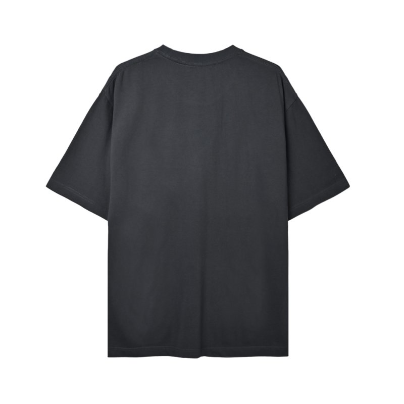 Black Graphic Print Crop T-Shirt view