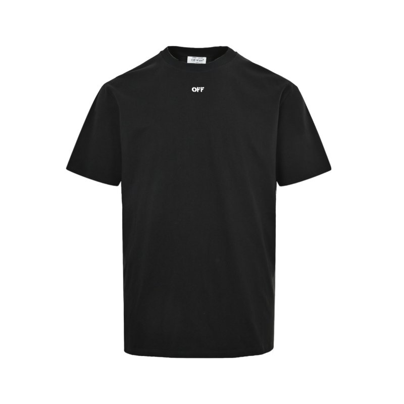 Black Oversized T-Shirt with Textured Arrow Back Print view