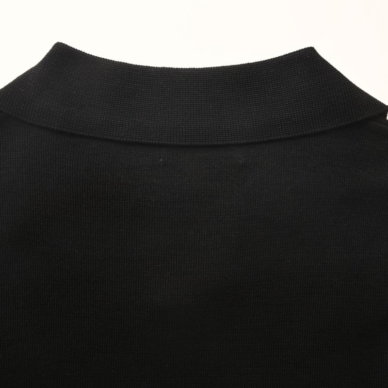 Polo Ralph Lauren Black White Striped Polo Shirt view