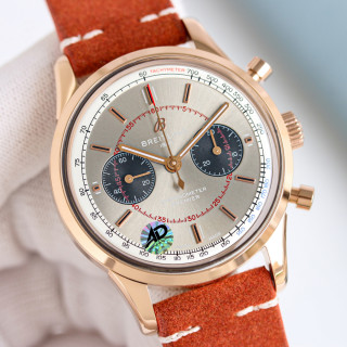 Breitling Navitimer Chronograph 42mm White Dial Rose Gold view 6