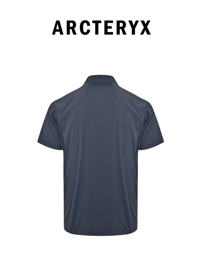 Arc'teryx Navy Short-Sleeve Quarter-Zip T-Shirt view