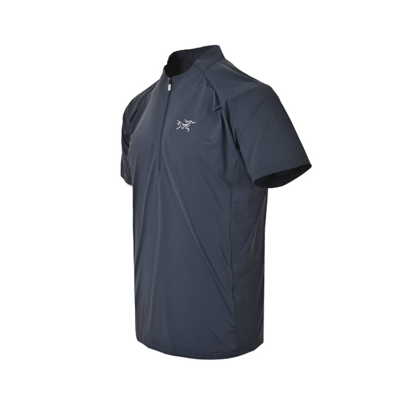 Arc'teryx Navy Short-Sleeve Quarter-Zip T-Shirt view