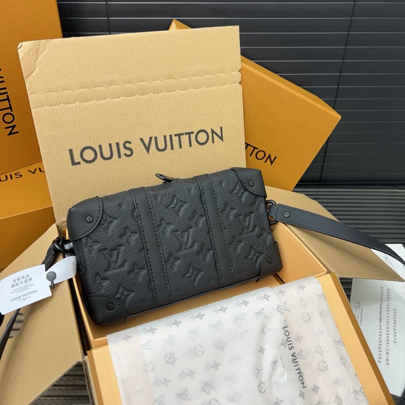 Louis Vuitton Soft Trunk Monogram Crossbody Bag Black view