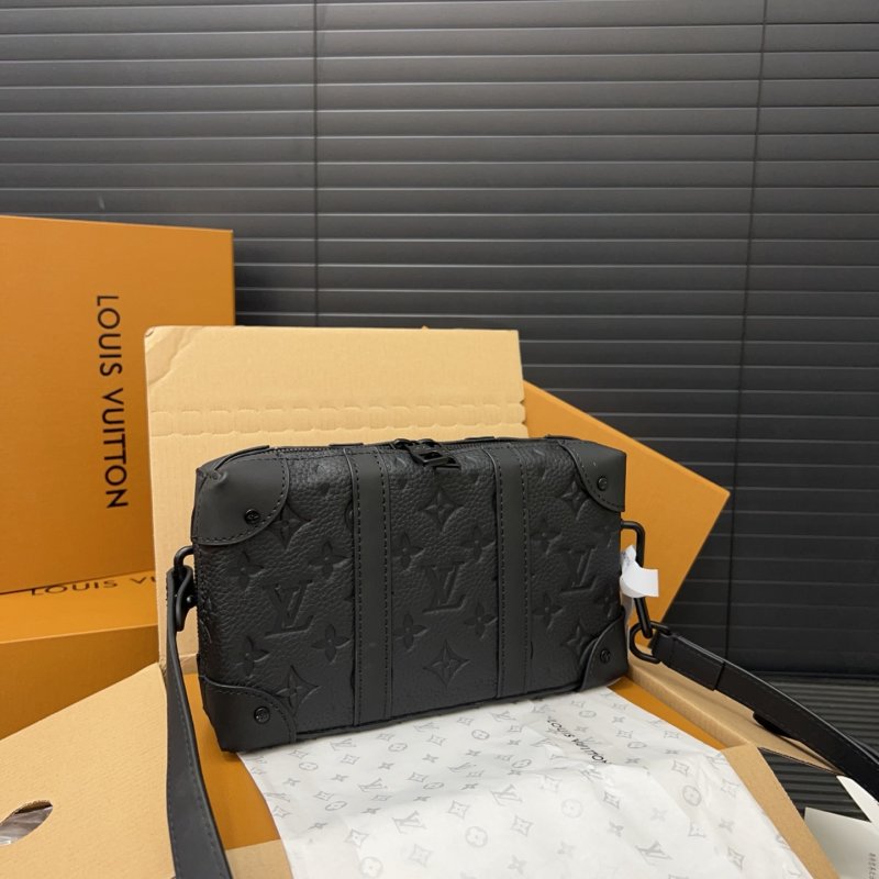 Louis Vuitton Soft Trunk Monogram Crossbody Bag Black view