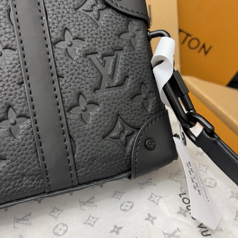 Louis Vuitton Soft Trunk Monogram Crossbody Bag Black view