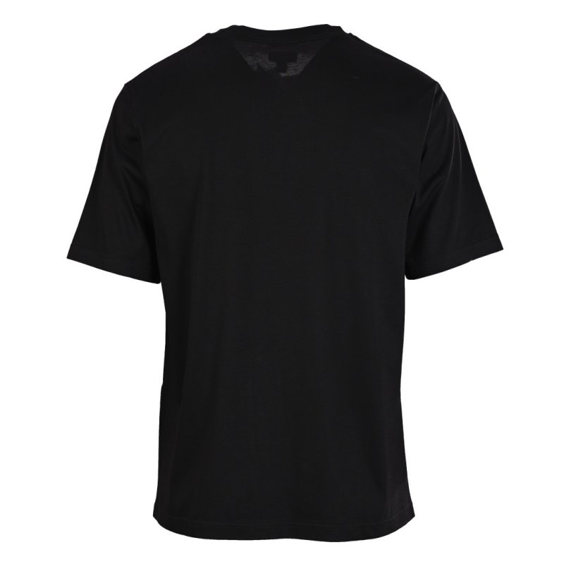 Thom Browne Black Pocket T-Shirt with Signature Stripe view