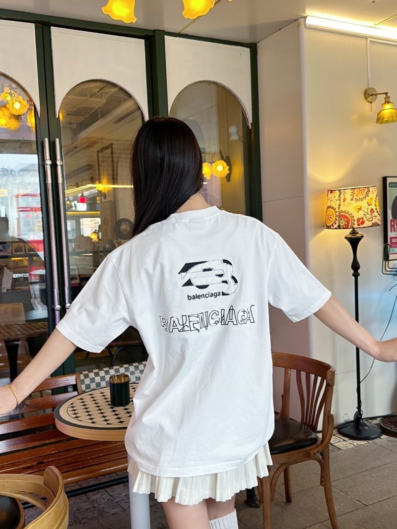 White Minimalist Logo Short Sleeve T-Shirt view