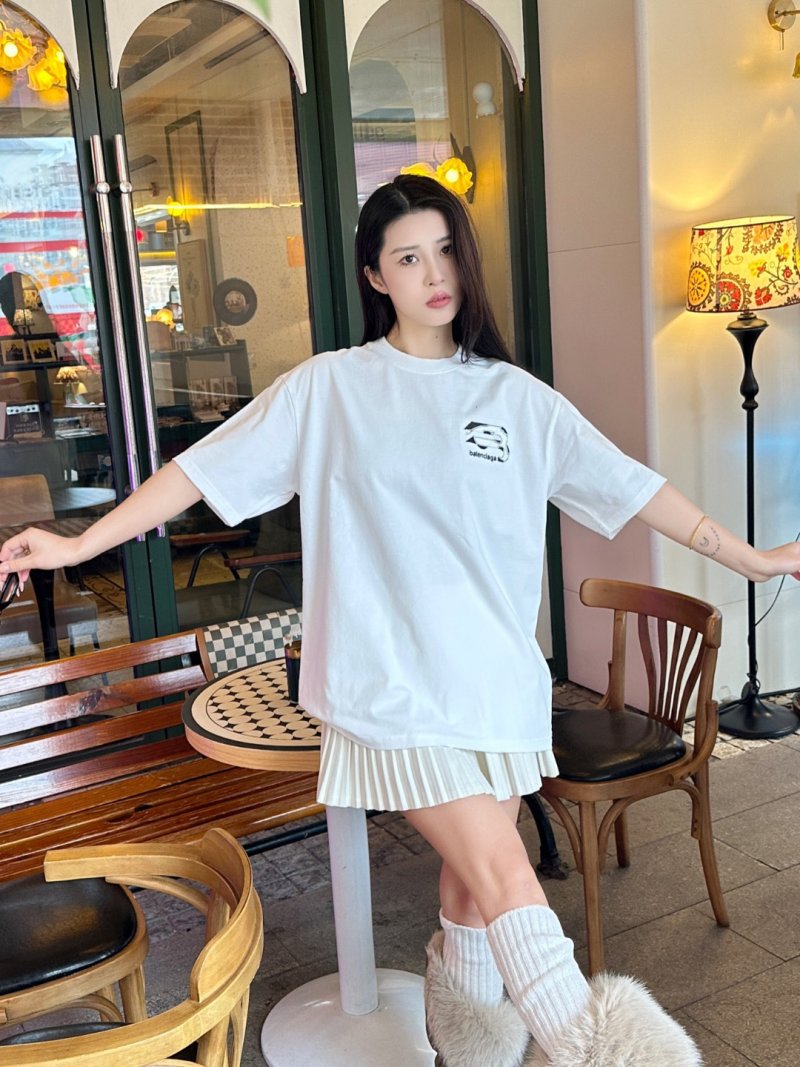 White Minimalist Logo Short Sleeve T-Shirt view