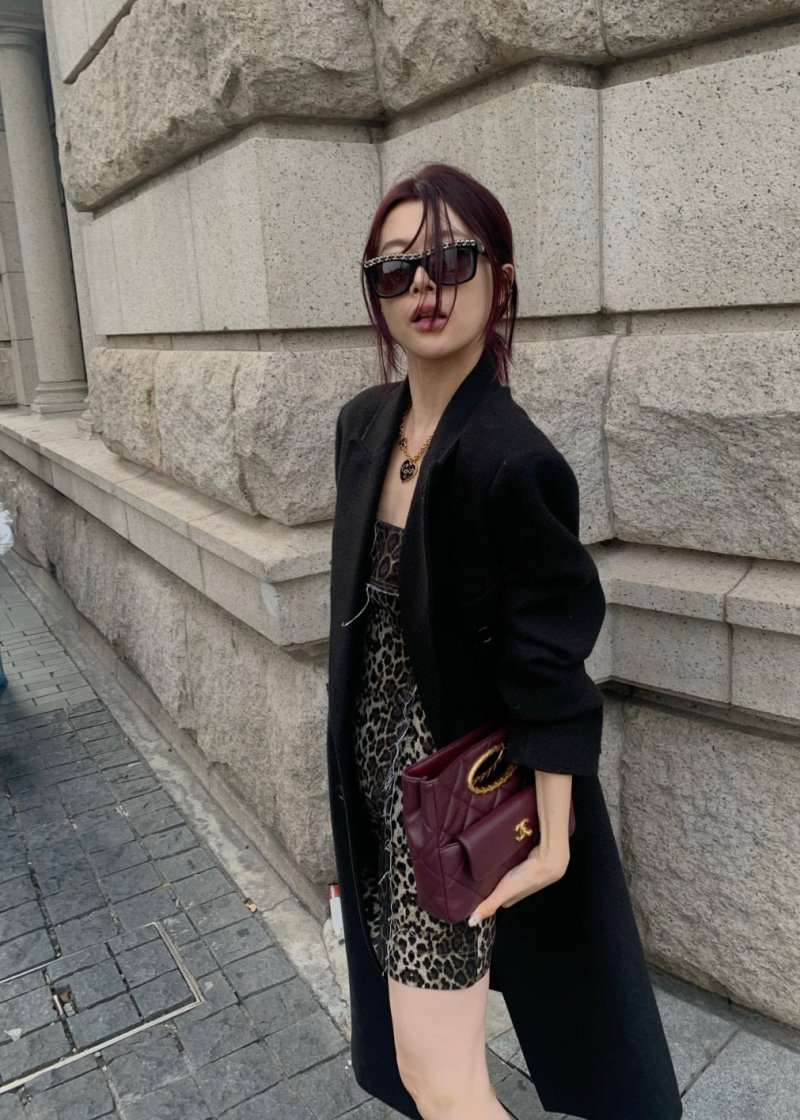 Chanel Quilted Burgundy Shoulder Bag with Gold Hardware view