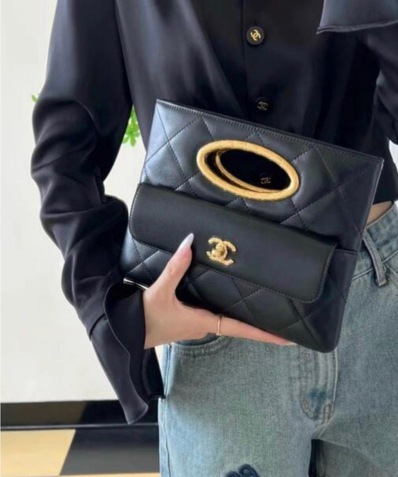 Chanel Quilted Burgundy Shoulder Bag with Gold Hardware view