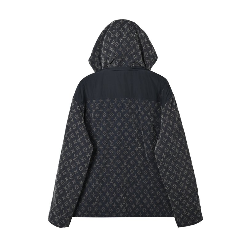 Louis Vuitton Monogram Puffer Jacket Black view
