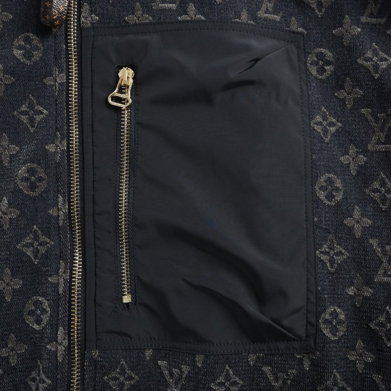 Louis Vuitton Monogram Puffer Jacket Black view
