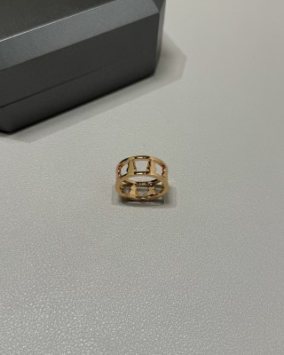 Qeelin Polished Gold Gourd Luck Ring view 2