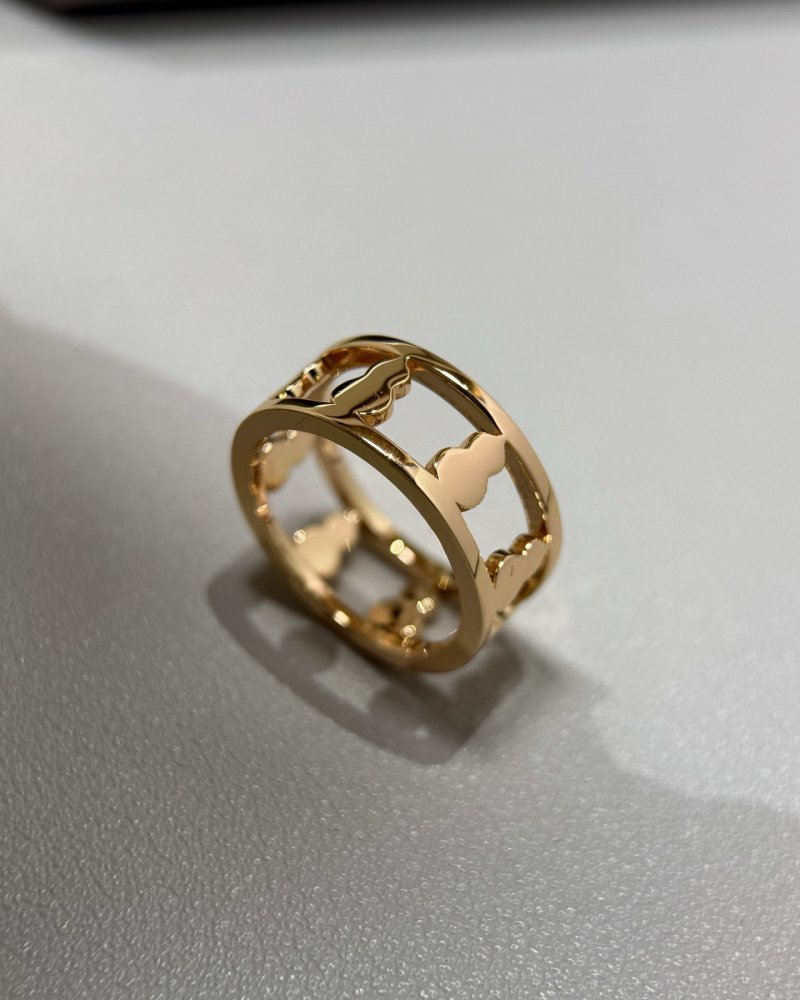 Qeelin Polished Gold Gourd Luck Ring view