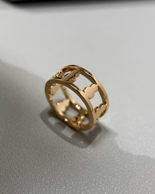 Qeelin Polished Gold Gourd Luck Ring view 5