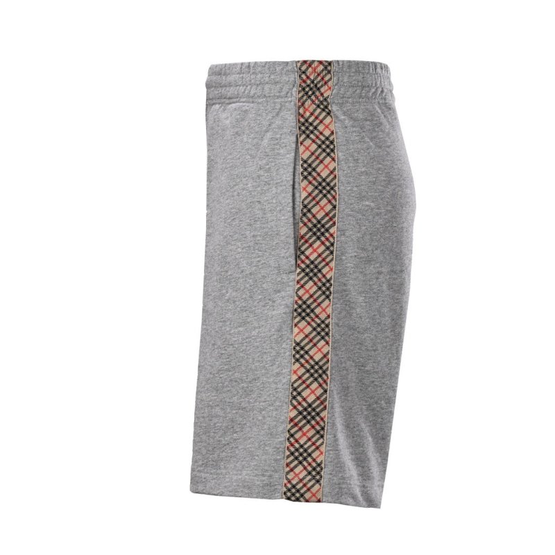Grey Checkered Side Stripe Shorts view