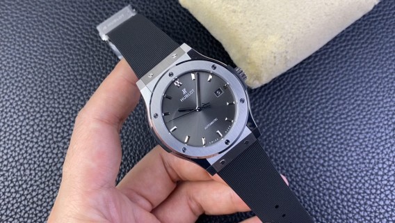 Hublot 42mm Classic Fusion Inspired Automatic Watch Grey Dial