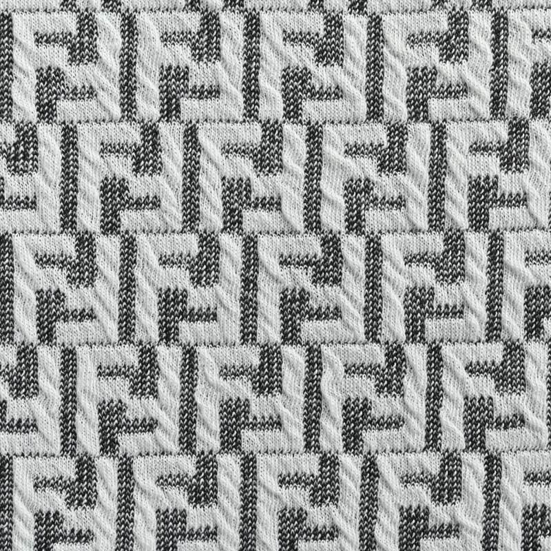 Monogram Print Short Sleeve T-Shirt Grey view