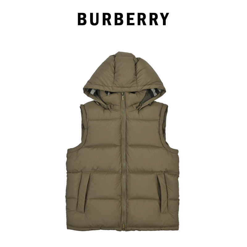 Beige Puffer Down Jacket with Hood view