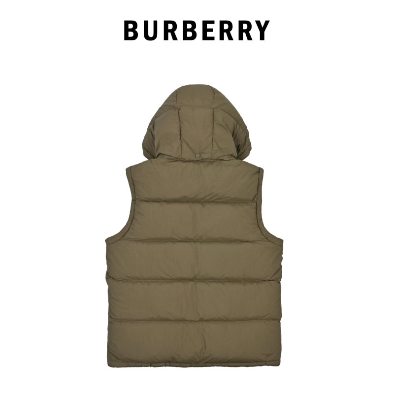 Beige Puffer Down Jacket with Hood view